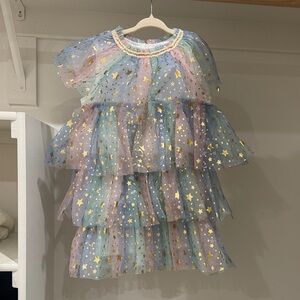 Lola and the boys Starry Layered Tulle Dress